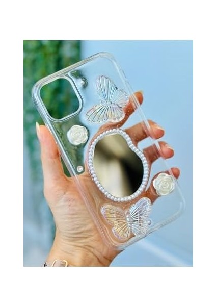 Aksesuar 11 ile Uyumlu 3D Oyuncak Aynalı Kelebek Tasarımlı Yumuşak Silikon Kılıf fiyatları