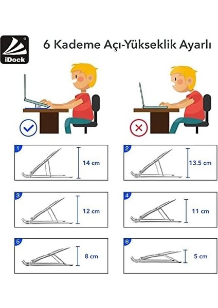 N29-3-GÜMÜŞ Katlanır Aluminyum Laptop Bilgisayar fiyatları
