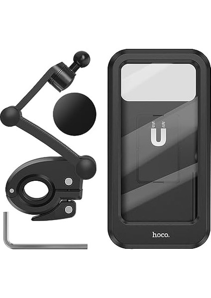 Profesyonel Telefon Tutucu Motosiklet Bisiklet Için Gidon Telefon Tutucu A Kalite 4.5-7 Inç Tüm Telefonlara Uyumlu CA101 modelleri