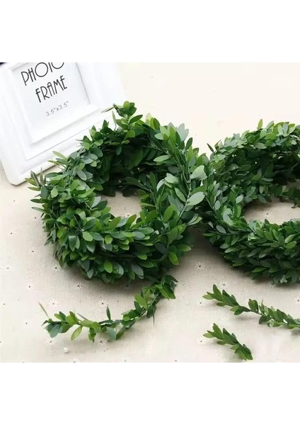 Yeşil Unikum Tel Yaprak Şerit Yapay Taç Sarmaşık Süs, 10 Metre, Gizleyici, Bükülebilir Yapay Sarmaşık Düğün Parti Süslemeleri (1) modelleri
