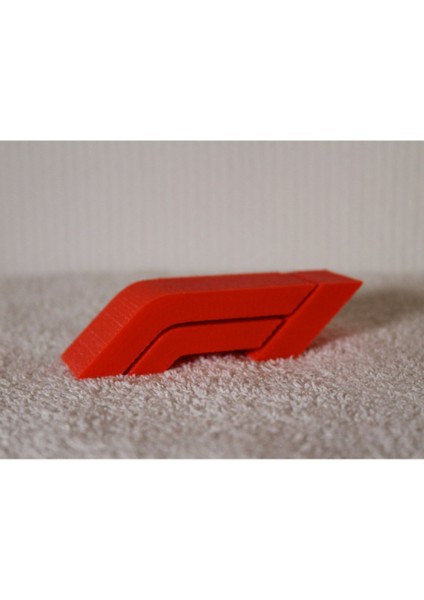 5cm Formula 1 Biblo, Formula 1 Dekoratif Süs, F1 Logo, F1 Biblo