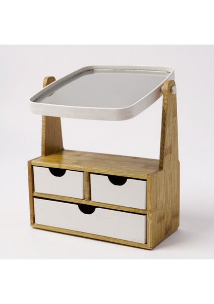 Çekmeceli Aynalı Organizer, Lüks Makyaj Takı Kutusu modelleri