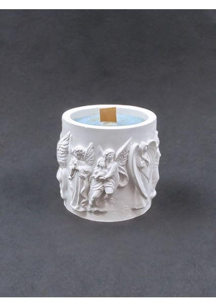 Dekoratif %100 Doğal Soya Melek Figürlü - Dekoratif Aromatik Mum modelleri