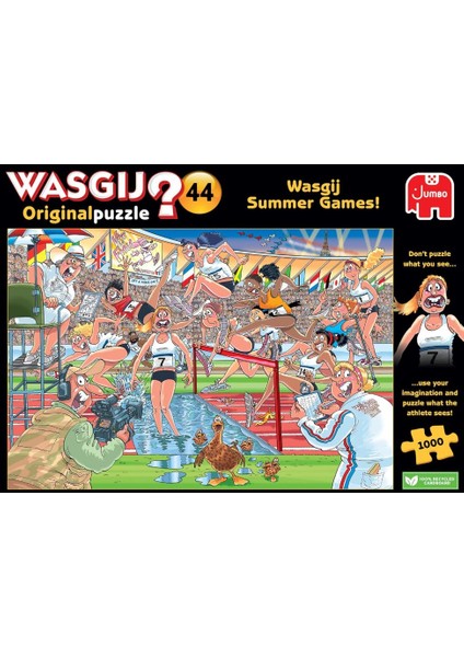 Wasgij Summer Games Puzzle 1000 Parça - Ters Mantık Yapboz modelleri