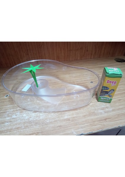 Orta Boy Kaplumbağa Bahçesi+30 ml Reptivit Kamlumbağa Vitamini