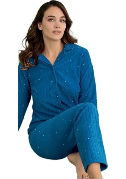 Minel Collection Kadın Pijama Takımı Uzun Kollu Yumuşak Dokulu Esnek ve Rahat Ev Giyim S/2xl fiyatları