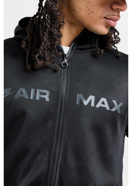 Nsw Clup Air Max Hoodie Erkek Siyah Spor Ceket modelleri