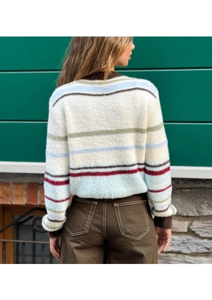 Çizgili Yumoş Hırka fırsatları