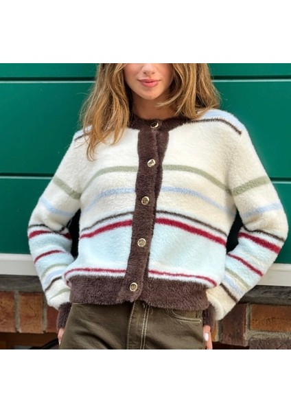 Çizgili Yumoş Hırka indirimleri