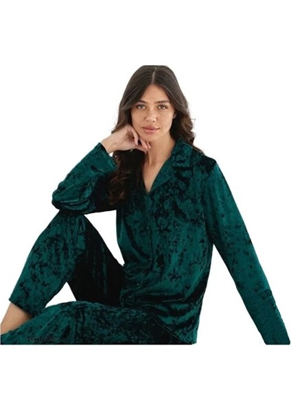 Minel Collection Kadın Pijama Takımı Uzun Kollu Yumuşak Dokulu Esnek ve Rahat Ev Giyim S/2xl fırsatları