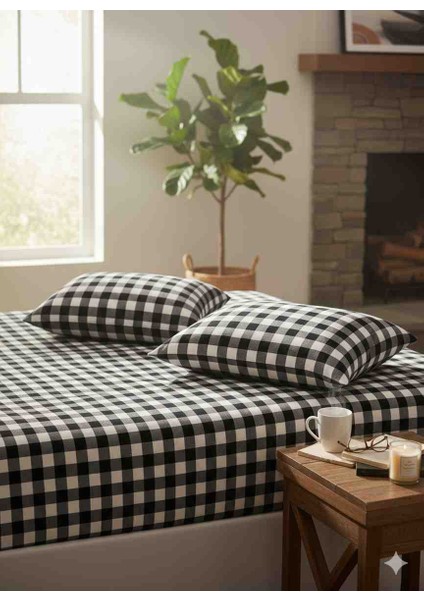 Flanel %100 Pamuk Lastikli Çarşaf Takımı