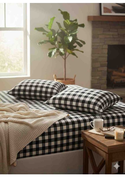 Flanel %100 Pamuk Lastikli Çarşaf Takımı indirimleri