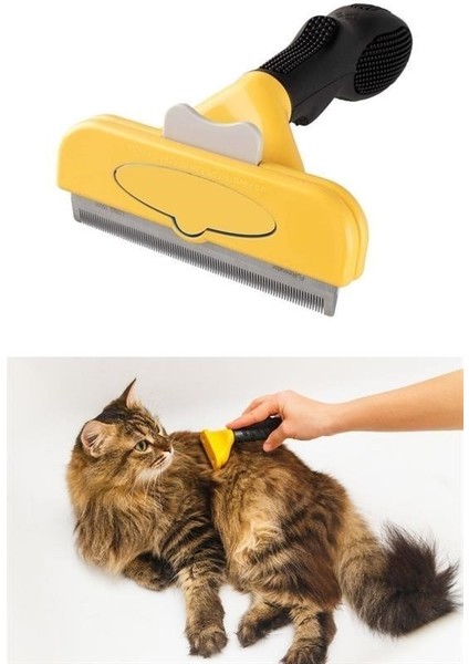 Buffer® Kedi ve Köpekler Için Kısa Tüylü Köpek Tarağı Tüy Toplayıcı Tarak Large indirimleri