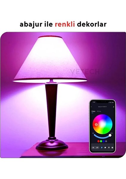 Akıllı Ampul Wi-Fi Tuya Destekli Rgb LED Lamba fiyatları
