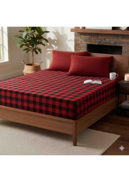 Flanel %100 Pamuk Battal Boy Lastikli Çarşaf Takımı fırsatları