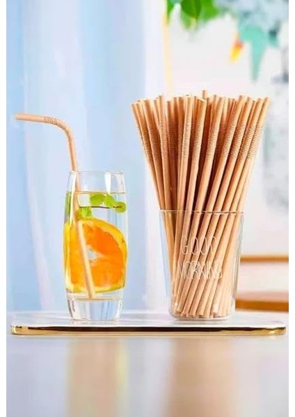 Kağıt Pipet 200 Adet