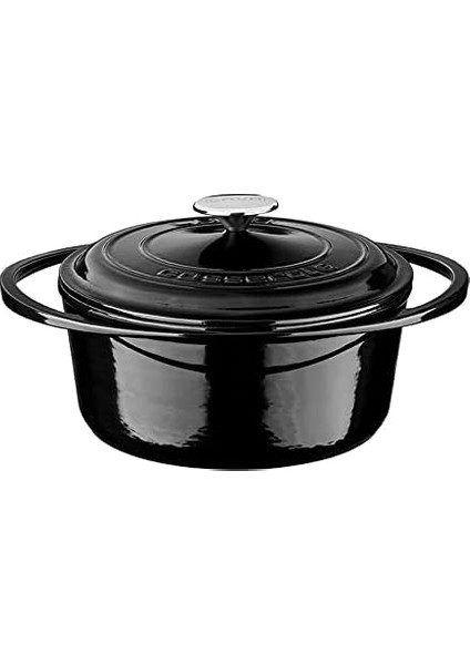 Metal Serisi - Döküm Tencere, Yuvarlak, 24 Cm, Siyah fiyatları