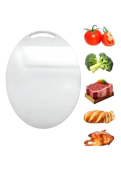 Kesim Paslanmaz Çelik Kesme Tahtası Mutfak Piknik Için 304 Kalite Antibakteriyel Küf Tutmaz Temizlenir Et Sebze Meyve Doğrama Tahtası Lüks Kesme Matı 30 * 22,5 cm modelleri