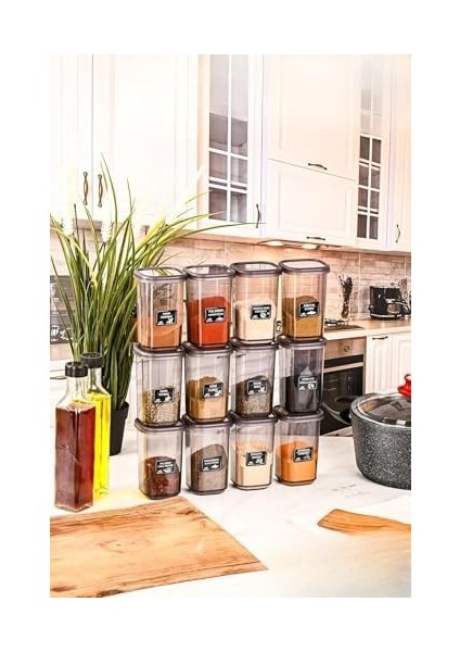 Life 12 Adet 450 ml Sızdırmaz Kapak Saklama Kabı I Etiket Hediyeli MIT1135 fiyatları