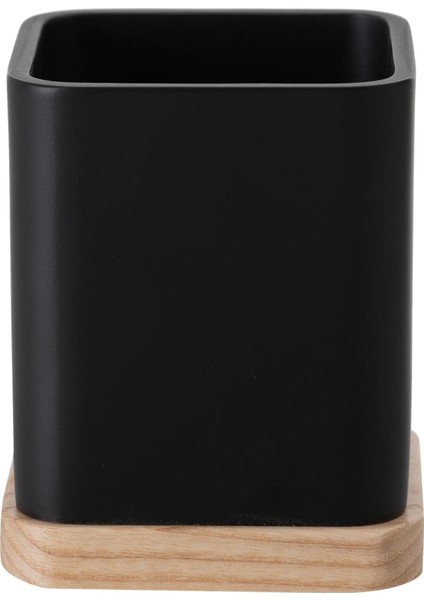 Concept Diş Fırçalık Siyah 8.2 x 8.2 x 10 cm