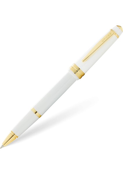 Bailey Tükenmez (Çizgi Kalınlığı F, Yazı Rengi: Siyah, Hediye Paketi Dahil) Beyaz Renkli Kaplamalı