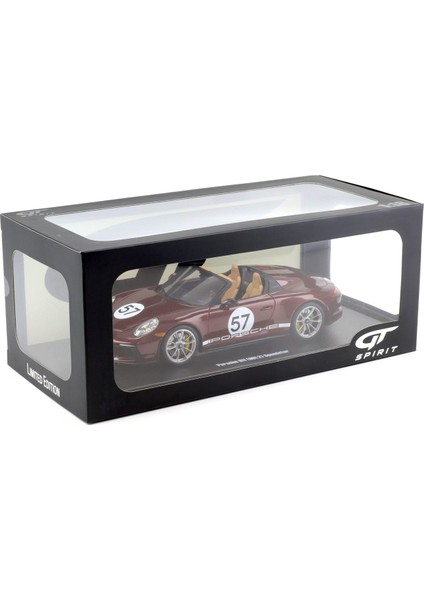 1:18 Gt Spirit 2019 Porsche 911 991 Speedster #57 Heritage Edition Cherry Metallic fırsatları
