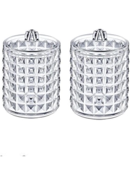 Up 2&apos;li Silindir Pamuk Organizer - Serisi - Şık ve Pratik Pamuk Saklama Çözümü