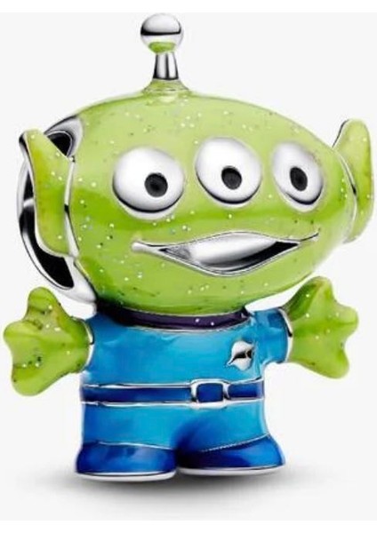 S925 Ayar Disney Pixar Oyuncak Hikayesi Alien Charm