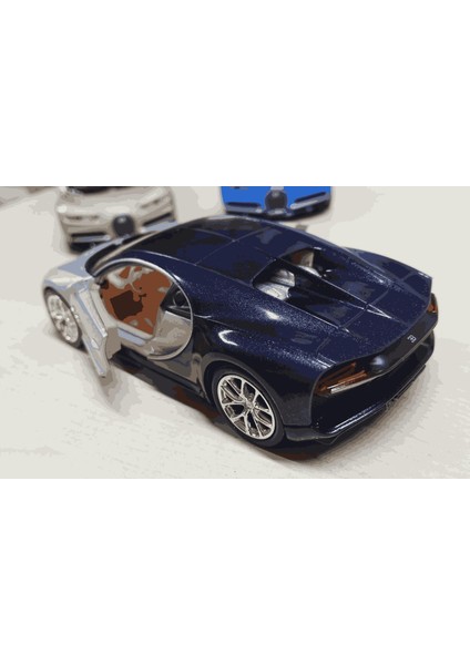 Oyuncak Metal Model Araba 1/36 Çek Bırak Bugatti Chiron Gri indirimleri