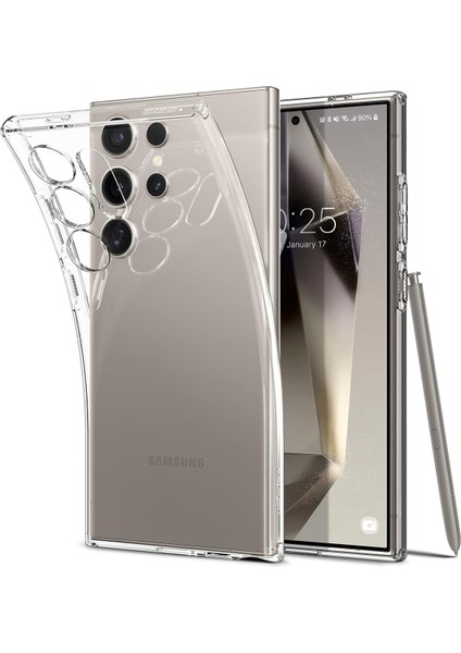 S24 Ultra Kılıf Crystal 4 Tarafı Tam Koruma Crystal Clear - ACS07283