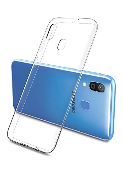 A20E Kılıf Transparent Soft Beyaz fiyatları