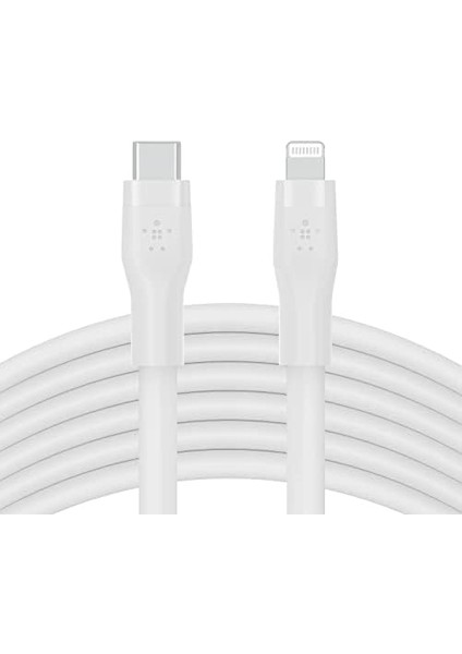 Boostcharge Silikon USB Tip C - Kablosu (3M/10FT), Mfi Sertifikalı 20W Hızlı Şarj Pd Güç Dağıtımı - Beyaz modelleri