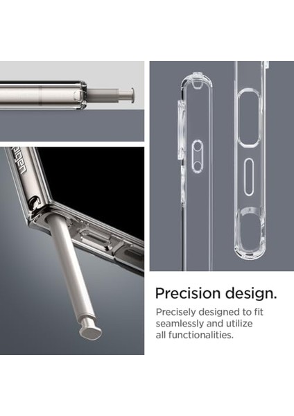 S24 Ultra Kılıf Crystal 4 Tarafı Tam Koruma Crystal Clear - ACS07283 modelleri