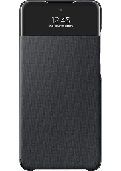 A72 Smart S-View Cüzdan Kılıf - Siyah