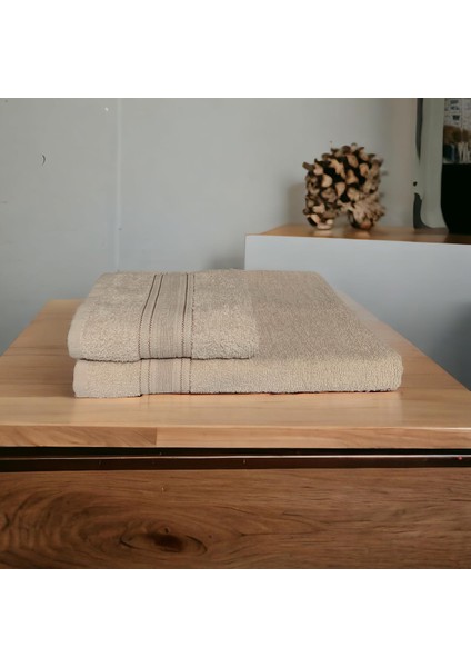 %100 Havlu Takımı Vücut Havlusu 90X140 Cm, Baş Havlusu 50X80 Cm, Ekstra Yumuşaklık ( )