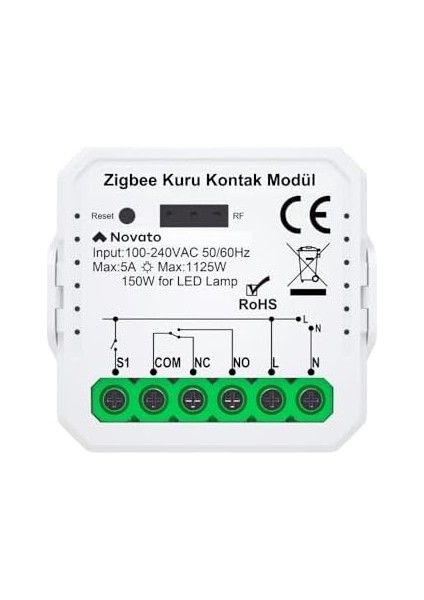 Mini Kuru Kontak Röle (, Smart Life, Assistant, 2mqtt Uyumlu) fiyatları