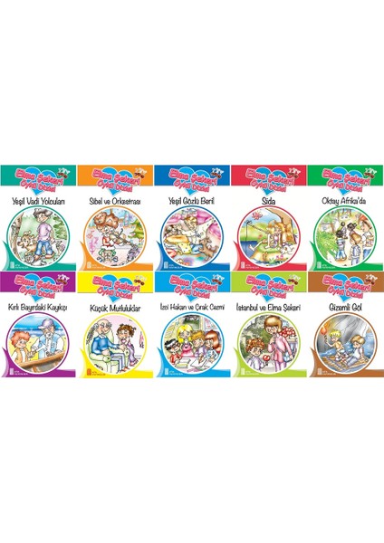 4.sınıf Okumayı Sevdiren Renkli Resimli Hikayeler - 10 Kitap fiyatları