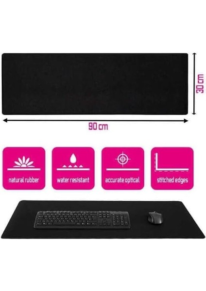 Gaming Oyuncu Mouse Pad 90X30CM - Büyük Boy Xxl Kaymaz Taban Mousepad fiyatları