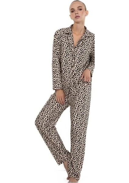 Yaren Collection Pamuklu Kadın Pijama Takımı Uzun Kollu Nefes Alan Esnek ve Konforlu Ev Giyim S/2xl fiyatları