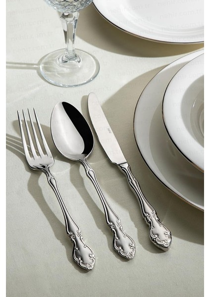 Nehir Adriana Sade 12 Kişilik 89 Parça Kutulu Çatal Kaşık Bıçak Takımı fiyatları