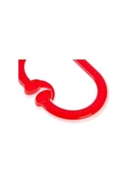 Çıngıraklı Puset Halkası Kırmızı Oval fiyatları