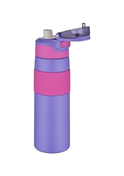 Tkk 600ML Pipetsiz Çift Yalıtımlı Paslanmaz Çelik Termos Matara 6 Saat /soğuk (Mor) modelleri