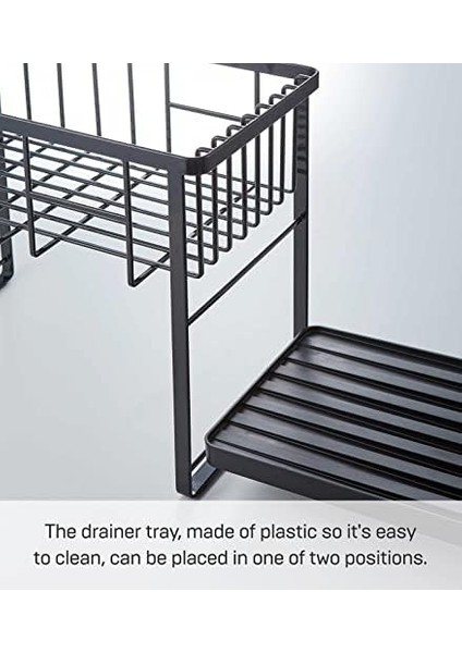 Dish Drainer Raf 2 Kademeli - Tower - Siyah