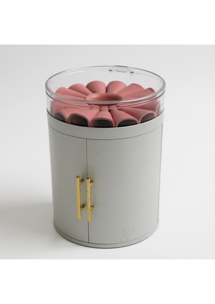 Lüks Silindir Takı ve Bijuteri Kutusu | Rulo Bölmeli Bileklik, Saat ve Aksesuar Organizeri fiyatları