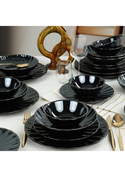 Keramika Shizen Yemek Takımı 24 Parça 6 Kişilik