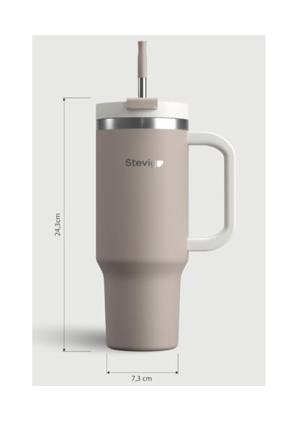 2 Moods -In Tumbler Sızdırmaz Çelik Termos 900 ml Pure Cashmere ST-243 modelleri