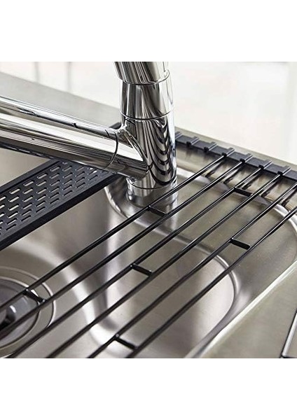 5058 Tower Katlanabilir Bulaşıklık, Siyah, Çelik/silikon, Minimalist, 42 x 26 x 0,8 cm fiyatları