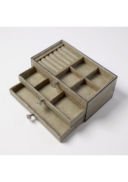 3 Çekmeceli Takı ve Bijuteri Organizeri indirimleri