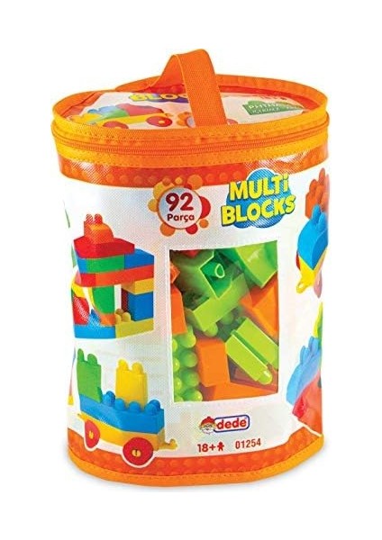 Multi Blocks 92 Parça Eğitici Bloklar, Plastik, Çok Renkli, +1 Yaş Için fiyatları