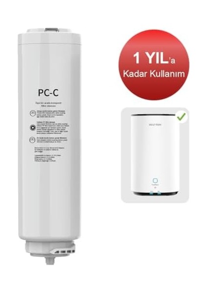 NTL-SU60WB Akıllı Su Arıtma Cihazı Pc-C Karbon Filtre